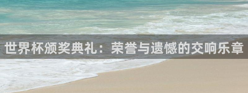 世界杯亚洲区预选赛积分榜：世界杯颁奖典礼：荣誉与遗憾的交响乐章